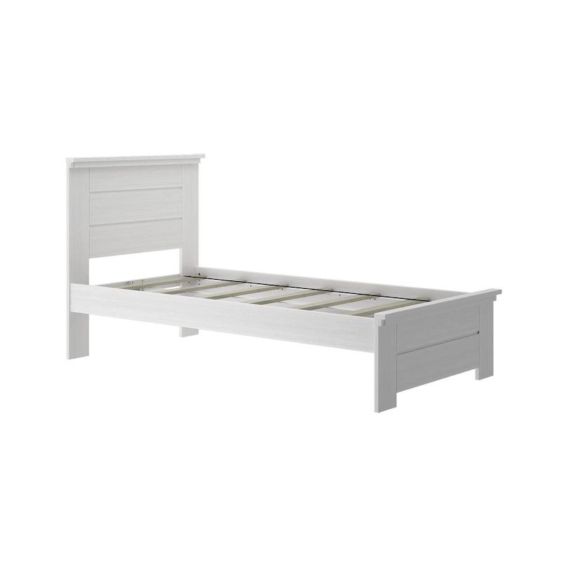 Plank and Beam Farmhouse Twin Bed with Panel Headboard