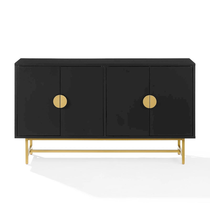 Crosley Blair Credenza Marrone Scuro/Oro