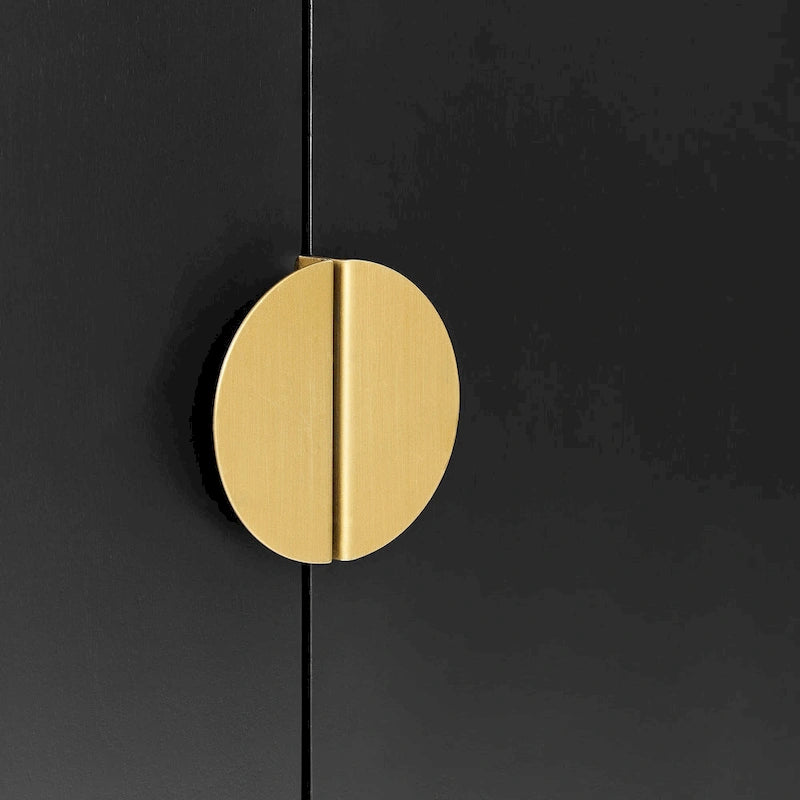 Crosley Blair Credenza Marrone Scuro/Oro