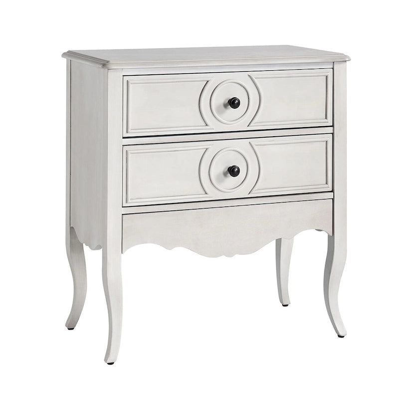 Comodino tradizionale Sidney a 3 cassetti con prese e USB integrate di HULALA HOME