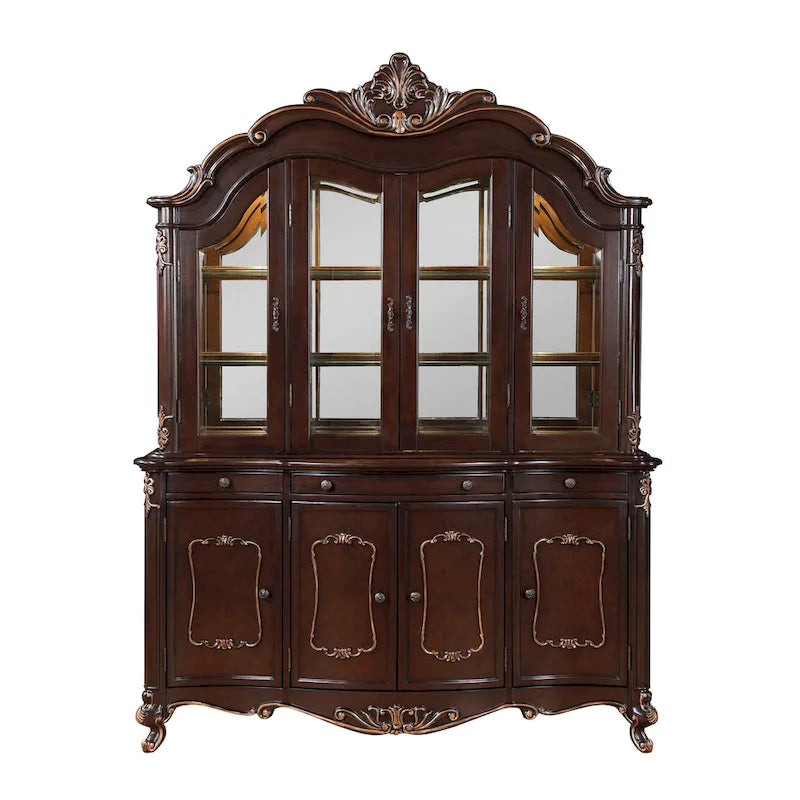 Nuovi mobili classici credenza da cucina Gramercy in ciliegio