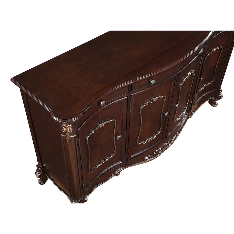 Nuovi mobili classici credenza da cucina Gramercy in ciliegio