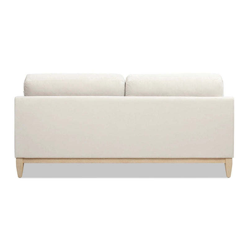Pasadena 75.5 Velvet Modern Farmhouse Loose Pillow-Back Sofa