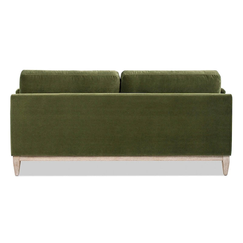 Pasadena 75.5 Velvet Modern Farmhouse Loose Pillow-Back Sofa
