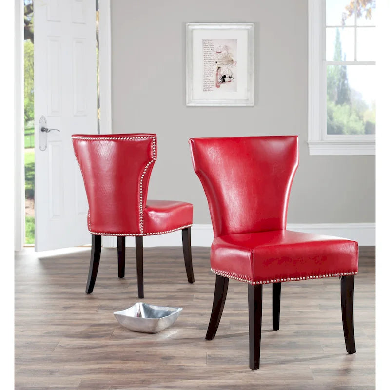 SAFAVIEH Tashina Nailhead Dining Chair (Set of 2) - 23Wx26Dx37H