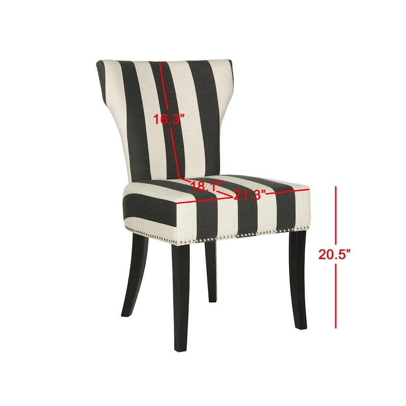 SAFAVIEH Tashina Nailhead Dining Chair (Set of 2) - 23Wx26Dx37H