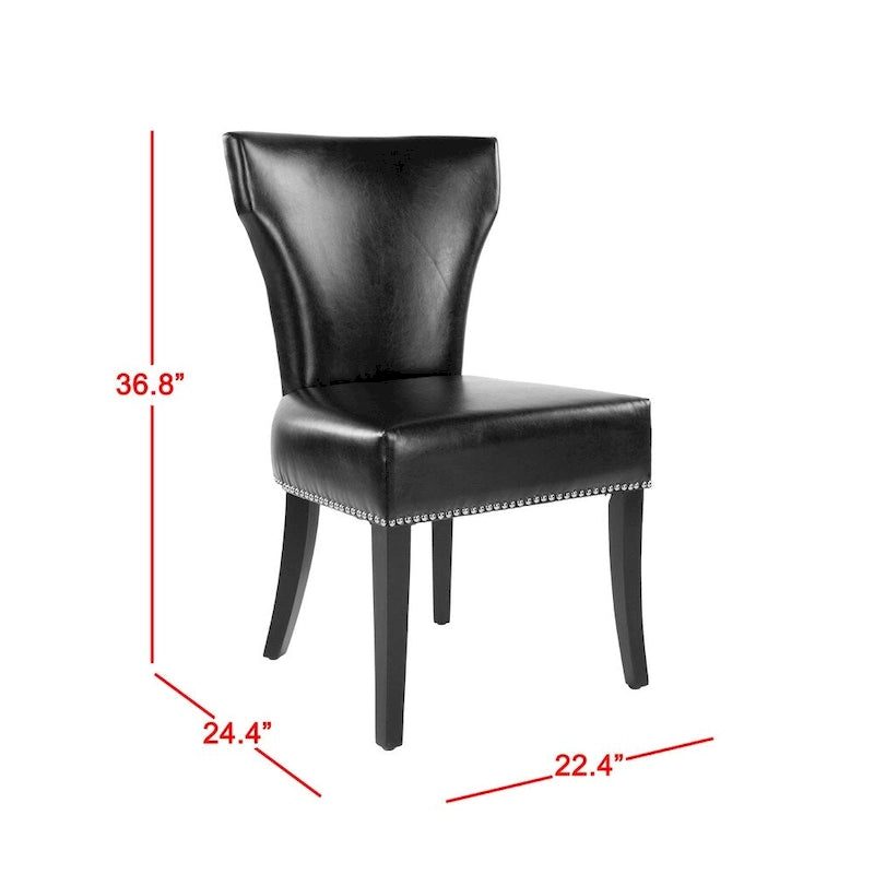 SAFAVIEH Tashina Nailhead Dining Chair (Set of 2) - 23Wx26Dx37H