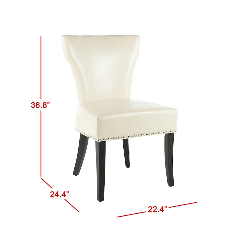 SAFAVIEH Tashina Nailhead Dining Chair (Set of 2) - 23Wx26Dx37H