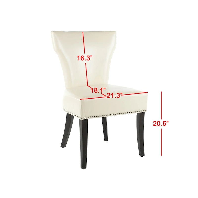 SAFAVIEH Tashina Nailhead Dining Chair (Set of 2) - 23Wx26Dx37H