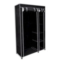 vidaXL Folding Wardrobe Black 43 x 18 x 69 - 43 x 18 x 69
