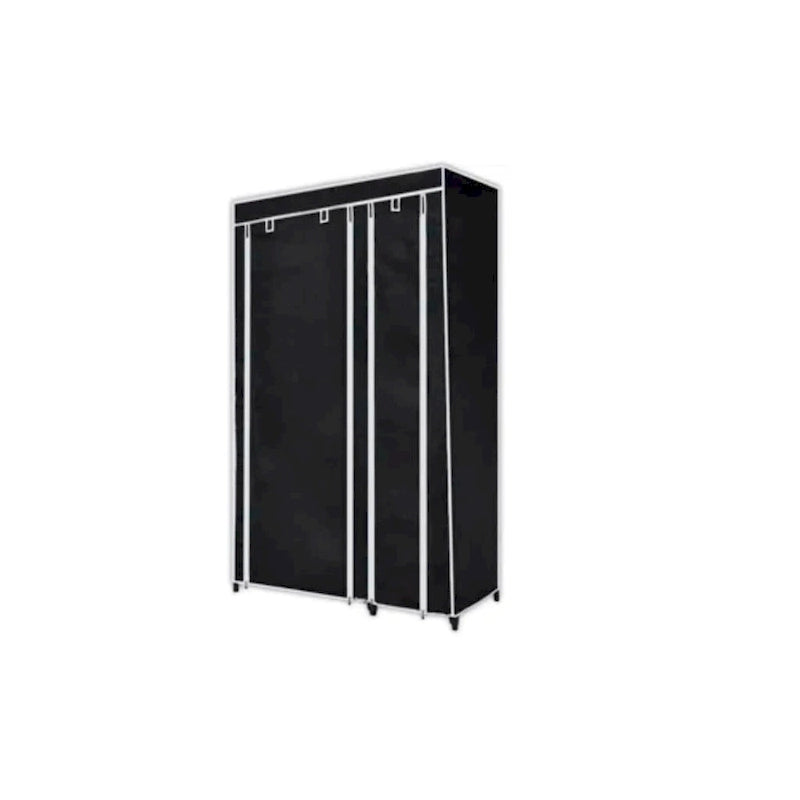vidaXL Folding Wardrobe Black 43 x 18 x 69 - 43 x 18 x 69