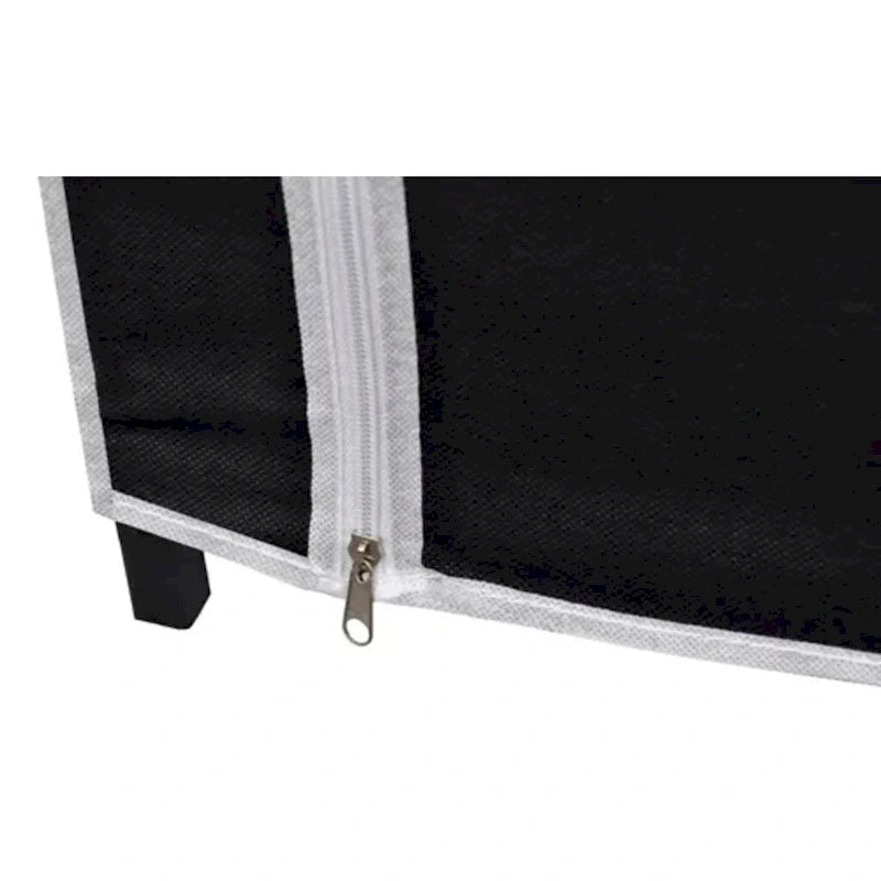 vidaXL Folding Wardrobe Black 43 x 18 x 69 - 43 x 18 x 69
