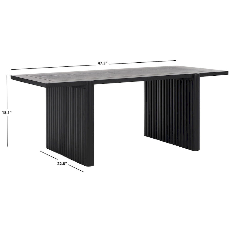 Tavolino rettangolare Assel SAFAVIEH - 47 L x 23 P x 18 H - 47Lx23Px18H