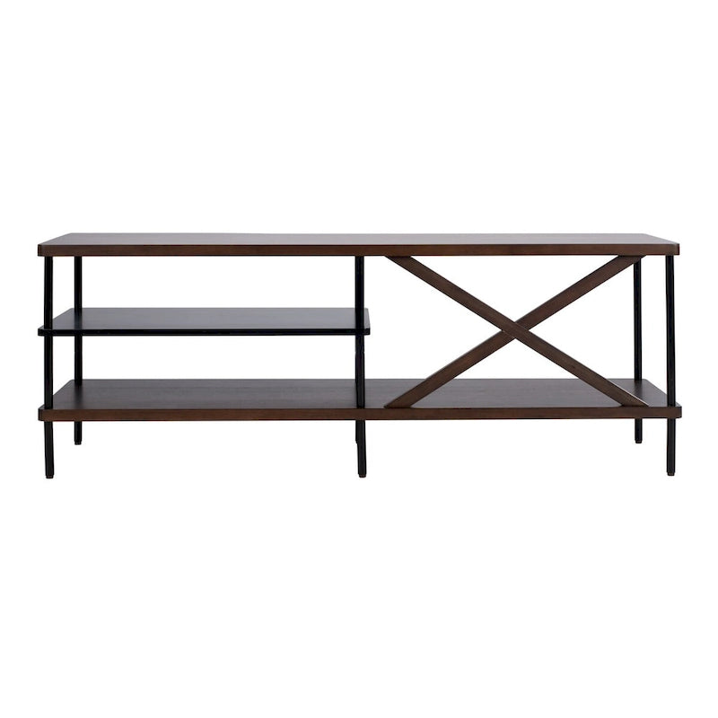 SAFAVIEH Tawny Industrial Media 55 TV Stand - 55.1 x 15 x 19.7 - 55Wx15Dx20H