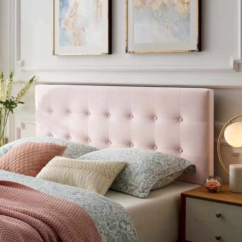 Copper Grove Windsheim King-size Tufted Velvet Headboard