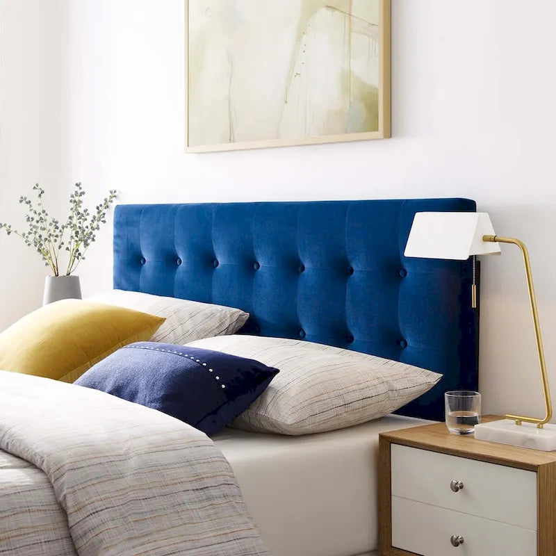 Copper Grove Windsheim King-size Tufted Velvet Headboard