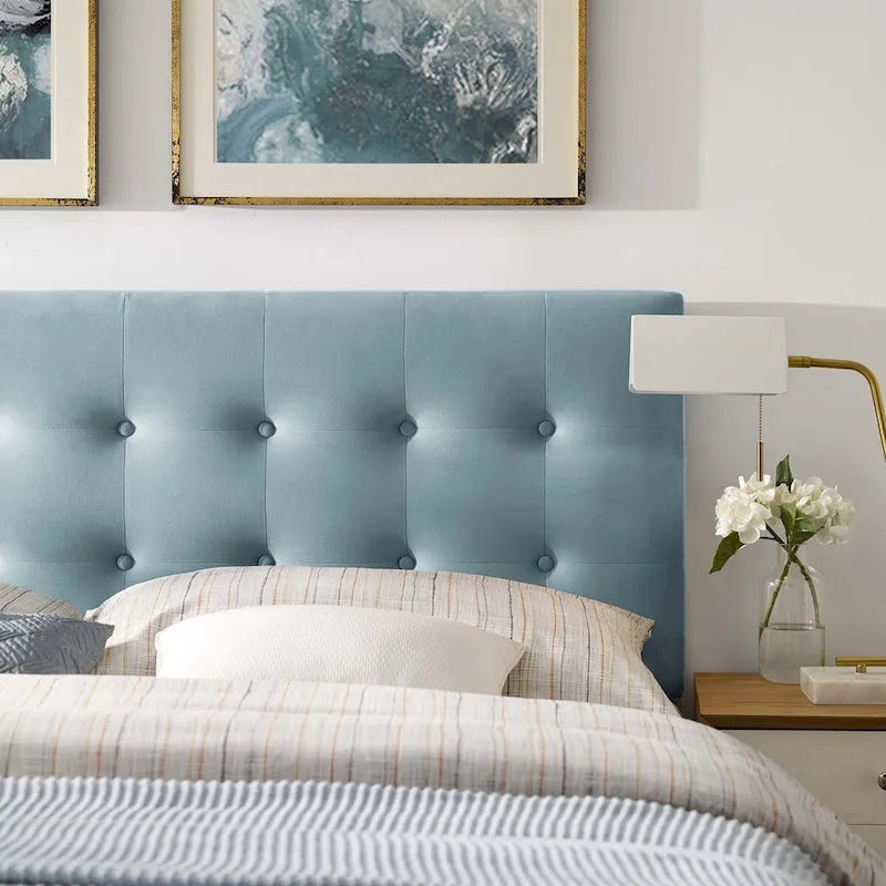 Copper Grove Windsheim King-size Tufted Velvet Headboard