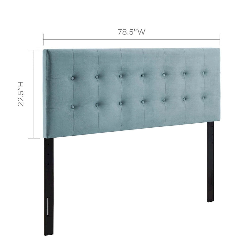Copper Grove Windsheim King-size Tufted Velvet Headboard