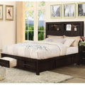 Furniture of America Dito Transitional Solid Wood Storage Bed