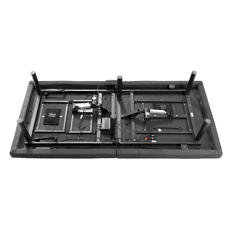 Nestl Adjustable Massaging Bed Frame Base with Wireless Remote