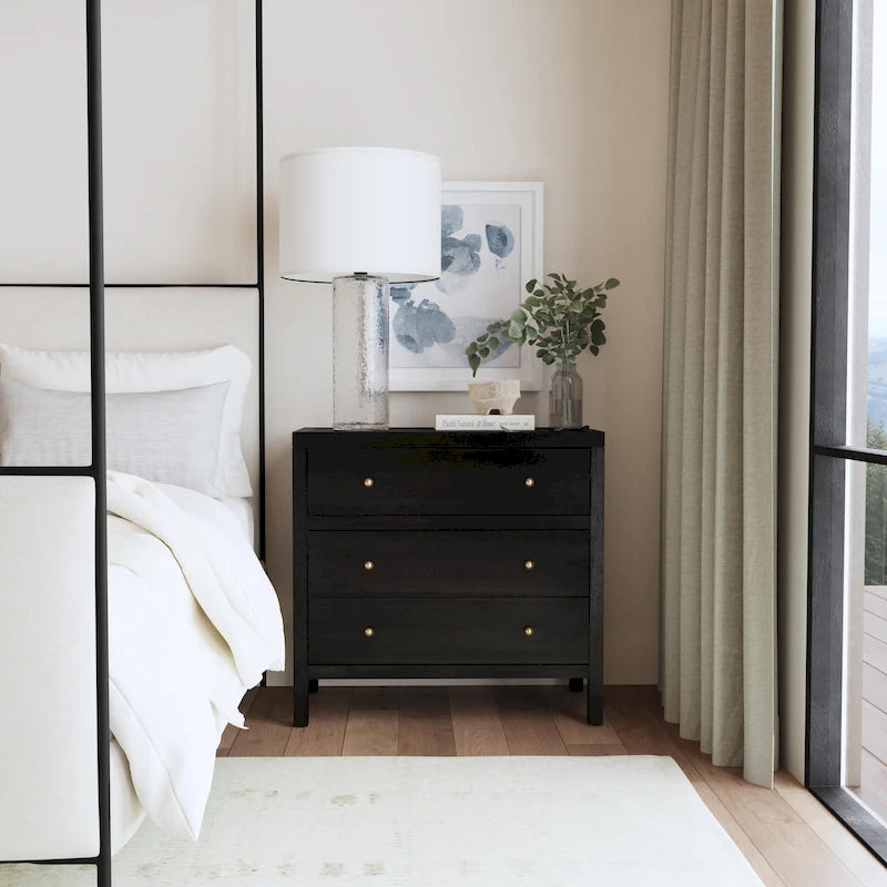 Cassettiera in legno a 3 cassetti Nora