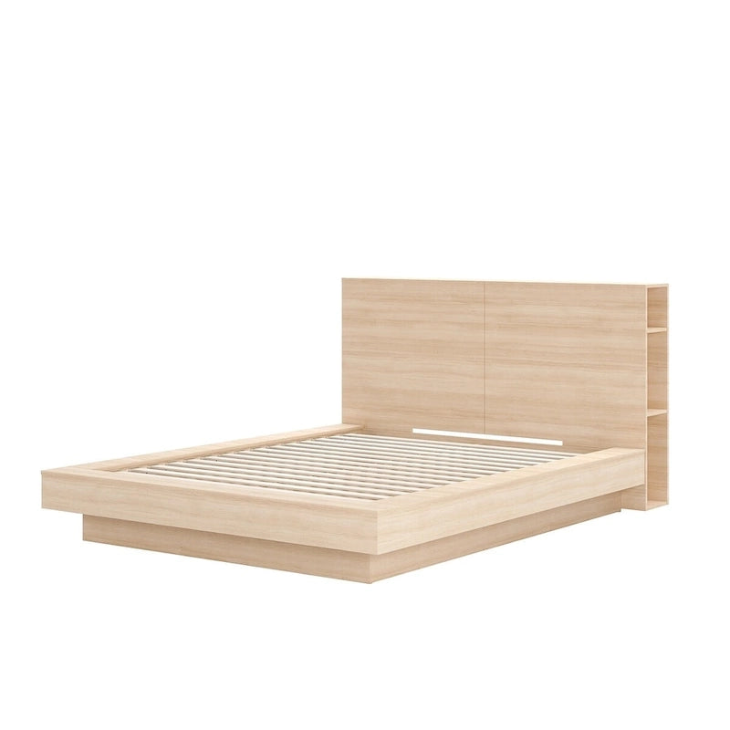 Marconi Platform Bed with Storage Headboard
