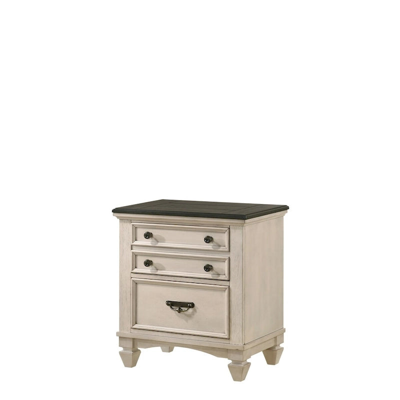 Set Camera da Letto 5 Pezzi Roseanne Pannello Color Crema Marrone