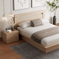 Set camera da letto Malibu 3 pezzi con letto, testiera e comodino