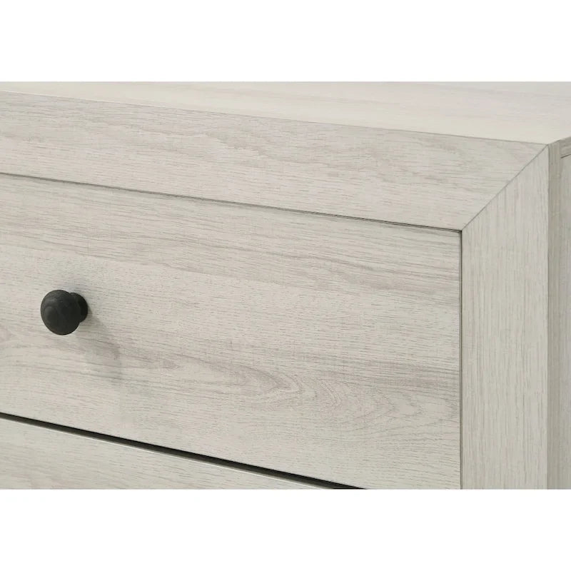 Annis 3 Piece White Platform Bedroom Set