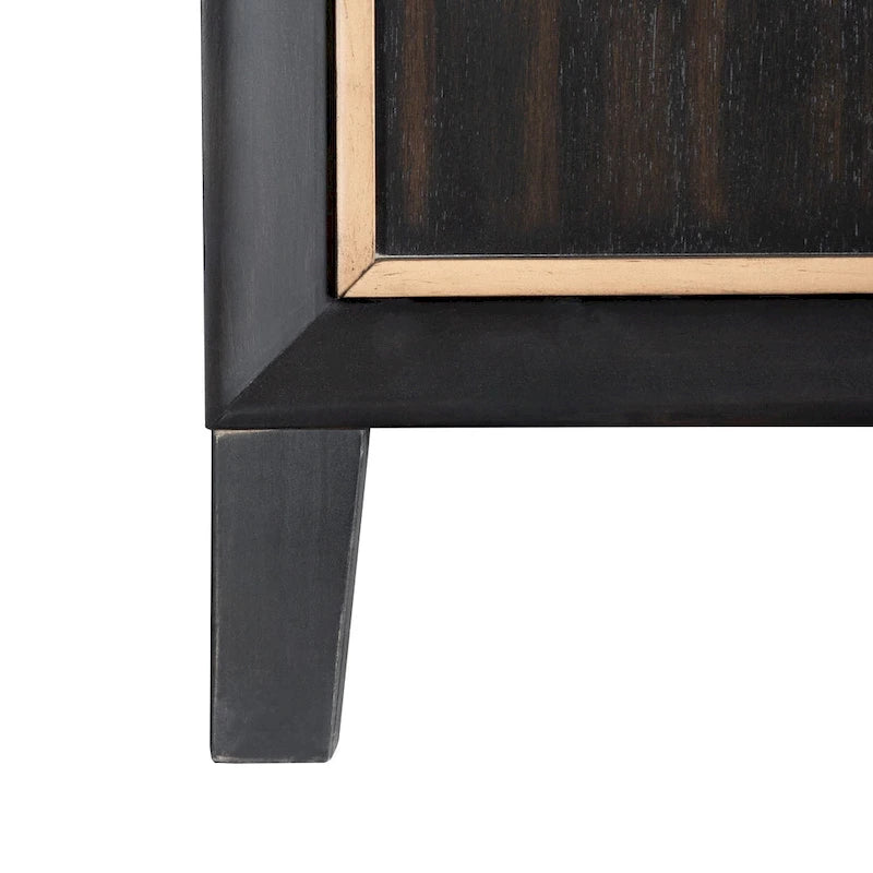 Furniture of America Nyx Letto a pannelli moderno in legno massiccio Espresso