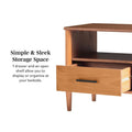 Middlebrook Designs Mid-Century Modern Solid Wood Spindle Nightstand (Set of 2)