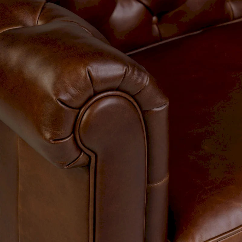 Poly & Bark Lyon 87 Sofa - Full Grain Genuine Italian Leather