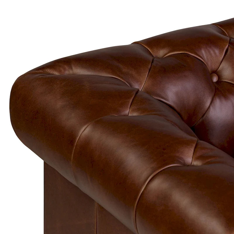 Poly & Bark Lyon 87 Sofa - Full Grain Genuine Italian Leather