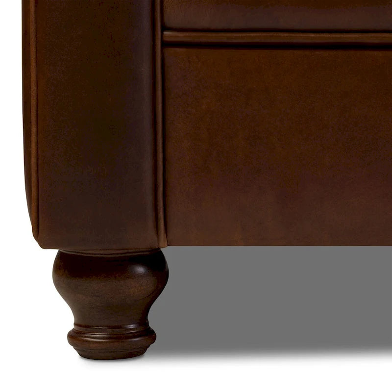 Poly & Bark Lyon 87 Sofa - Full Grain Genuine Italian Leather