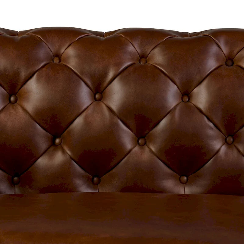 Poly & Bark Lyon 87 Sofa - Full Grain Genuine Italian Leather