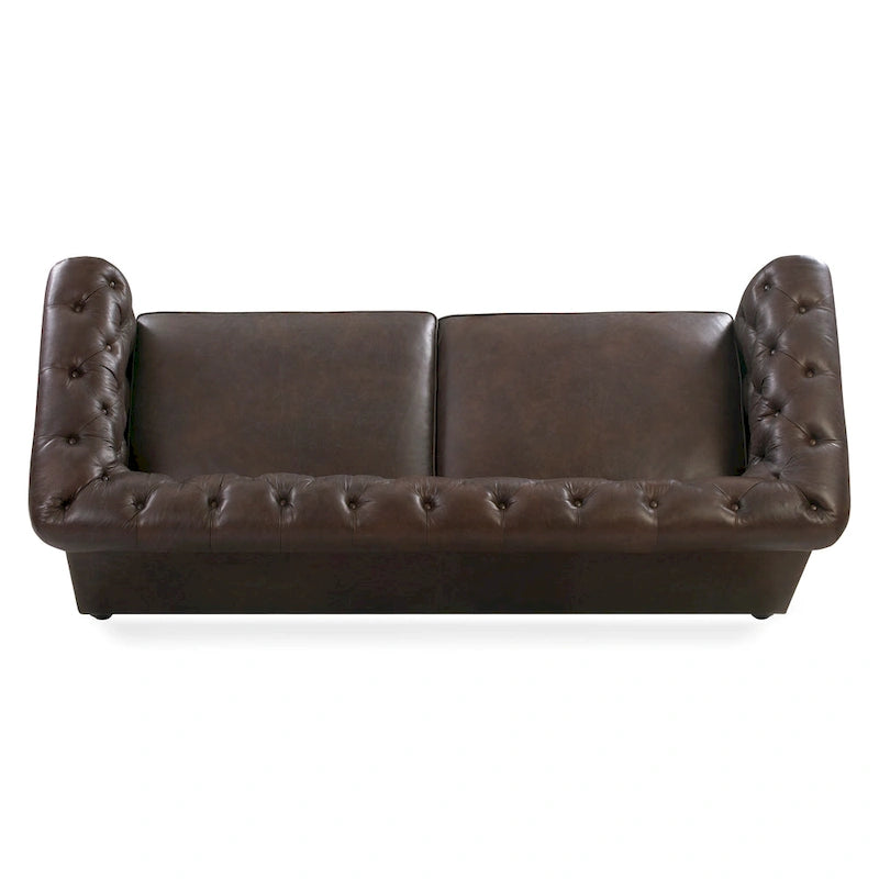 Poly & Bark Lyon 87 Sofa - Full Grain Genuine Italian Leather