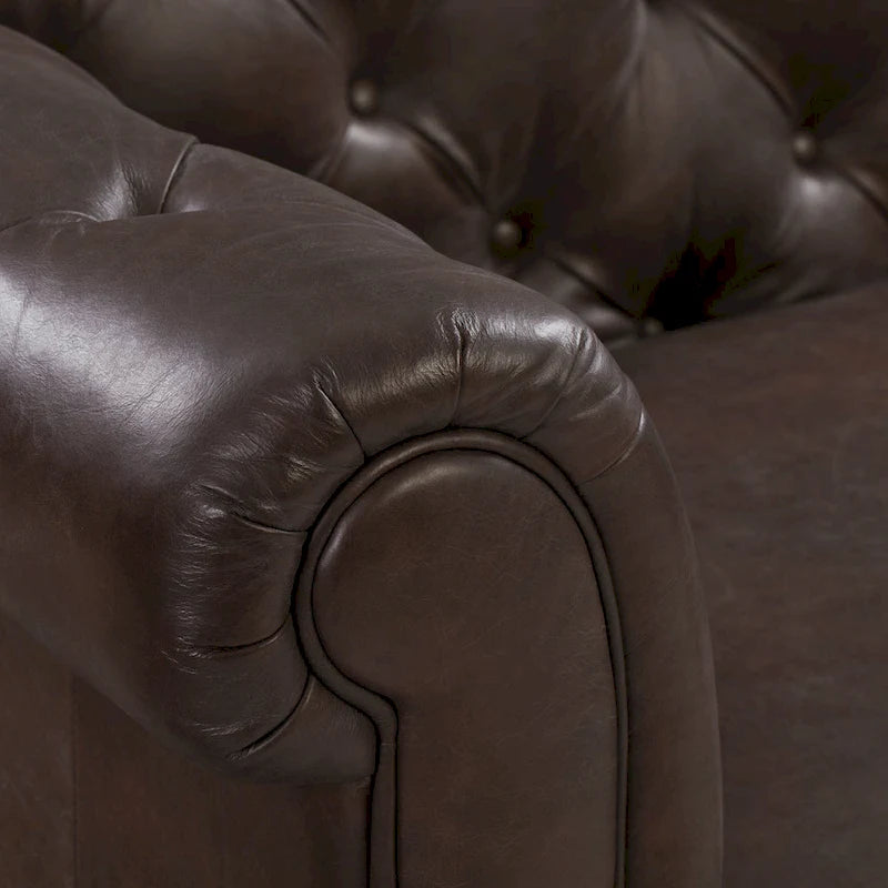 Poly & Bark Lyon 87 Sofa - Full Grain Genuine Italian Leather