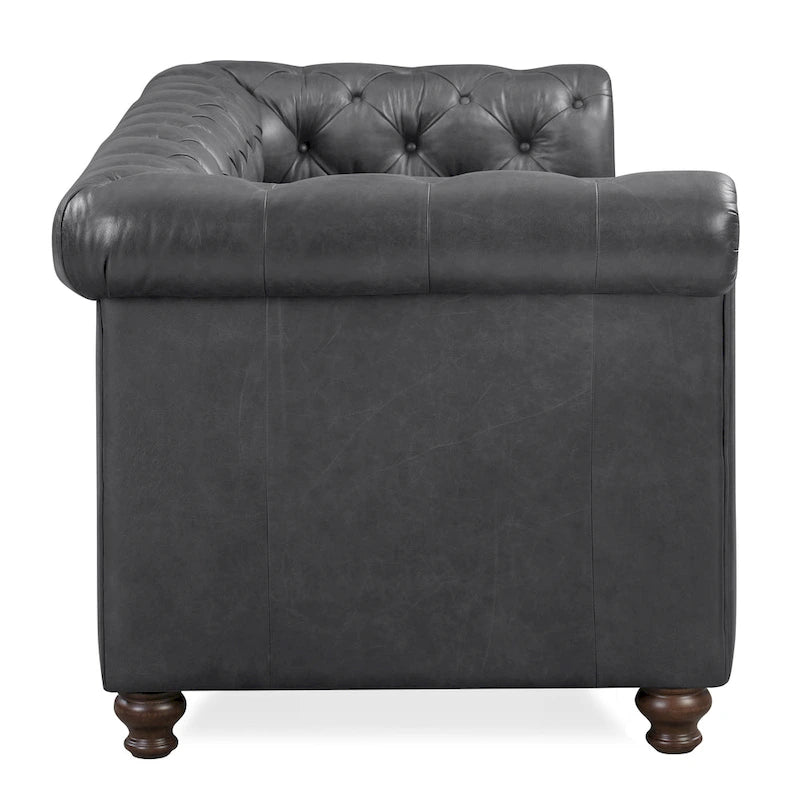 Poly & Bark Lyon 87 Sofa - Full Grain Genuine Italian Leather