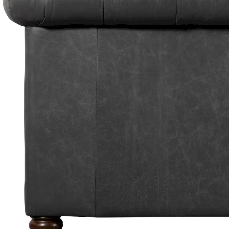 Poly & Bark Lyon 87 Sofa - Full Grain Genuine Italian Leather