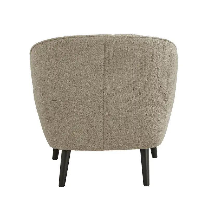 Poltrona Neath Mid-Century trapuntata a canali con rivestimento del cuscino rimovibile di iNSPIRE Q Classic