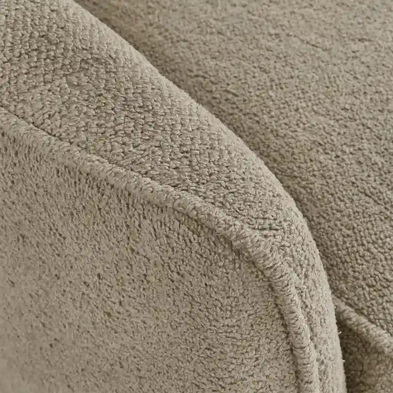 Poltrona Neath Mid-Century trapuntata a canali con rivestimento del cuscino rimovibile di iNSPIRE Q Classic