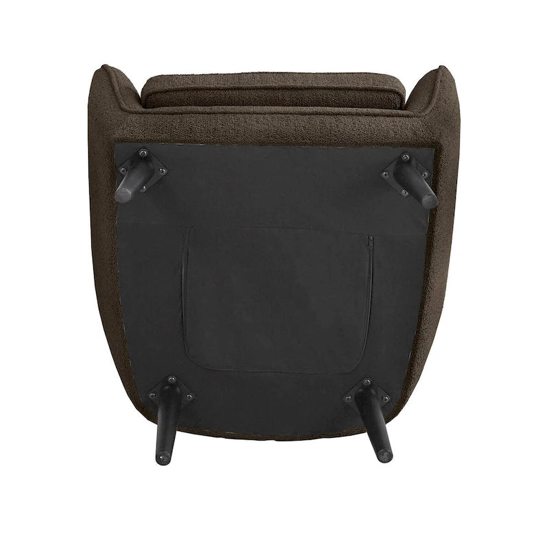 Poltrona Neath Mid-Century trapuntata a canali con rivestimento del cuscino rimovibile di iNSPIRE Q Classic