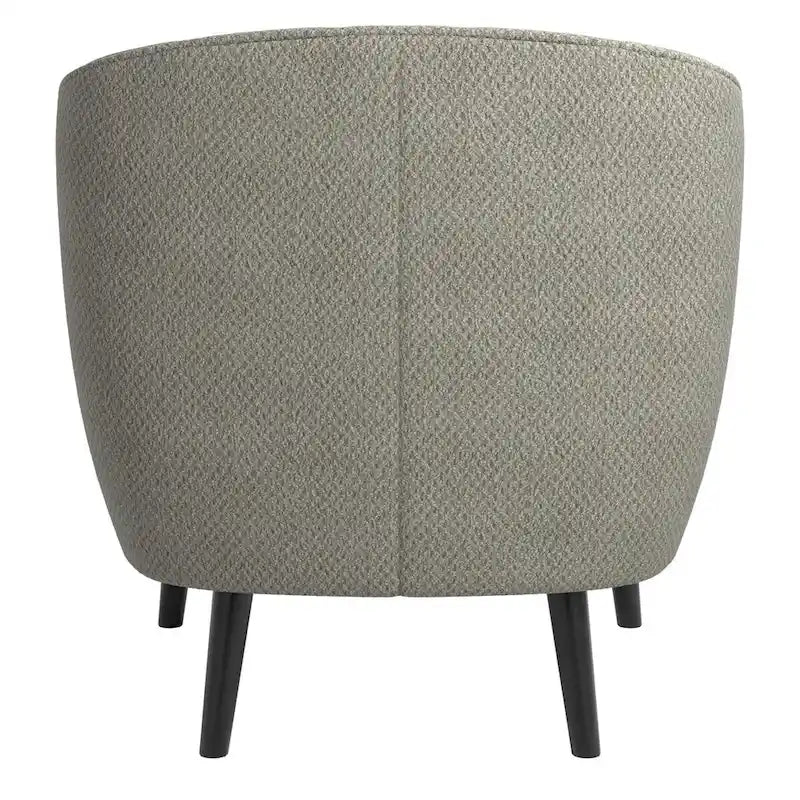 Poltrona Neath Mid-Century trapuntata a canali con rivestimento del cuscino rimovibile di iNSPIRE Q Classic