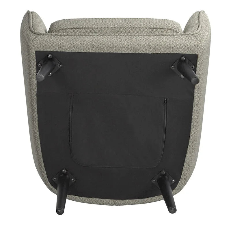 Poltrona Neath Mid-Century trapuntata a canali con rivestimento del cuscino rimovibile di iNSPIRE Q Classic
