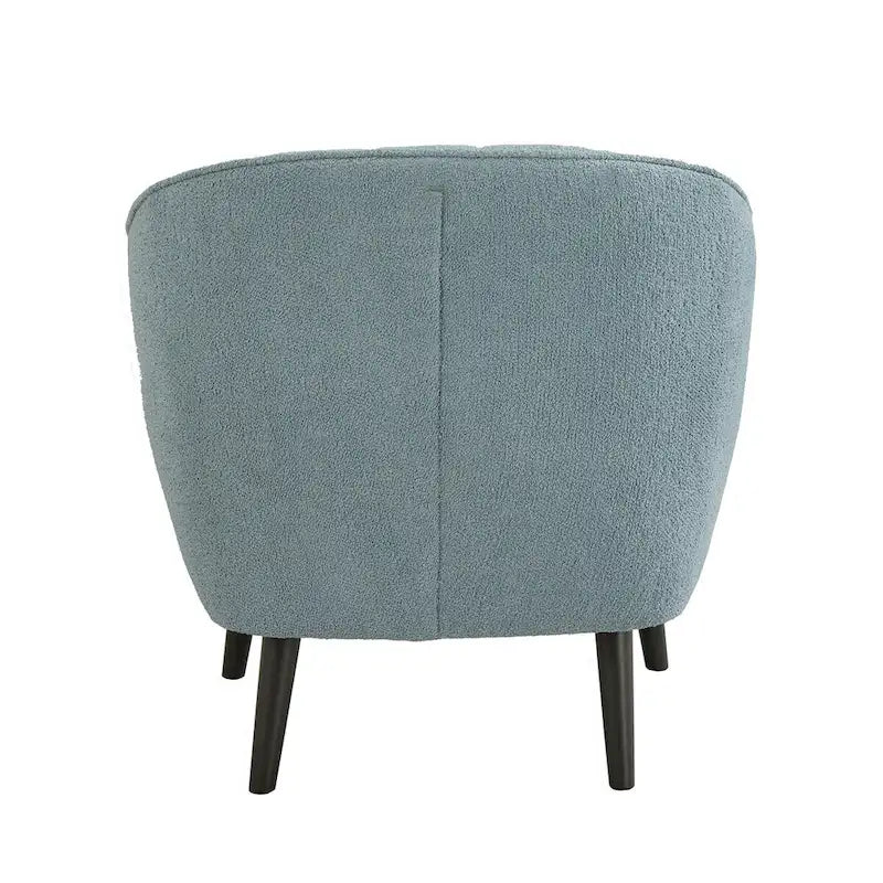 Poltrona Neath Mid-Century trapuntata a canali con rivestimento del cuscino rimovibile di iNSPIRE Q Classic