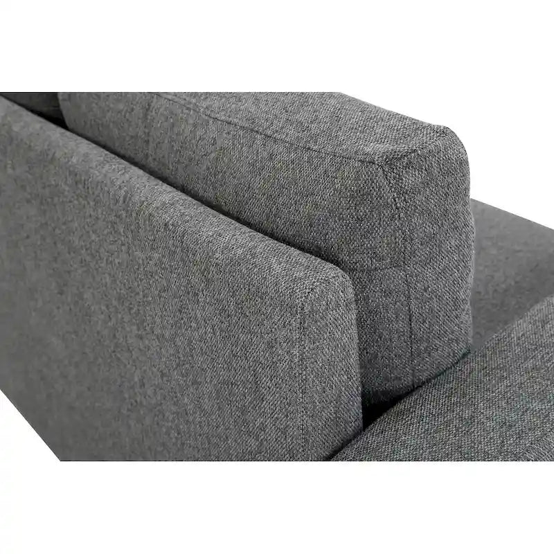 US Pride Furniture Miles Divanetto Moderno di Metà Secolo con 2 Posti a Sedere e Cuscini Posteriori Reversibili Grandi