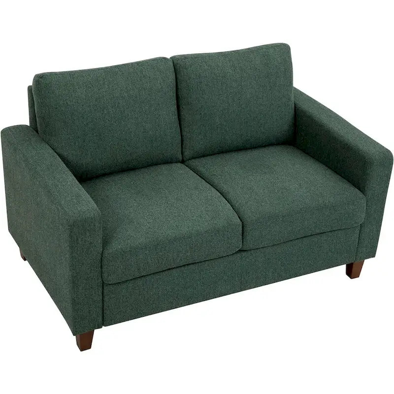 US Pride Furniture Miles Divanetto Moderno di Metà Secolo con 2 Posti a Sedere e Cuscini Posteriori Reversibili Grandi
