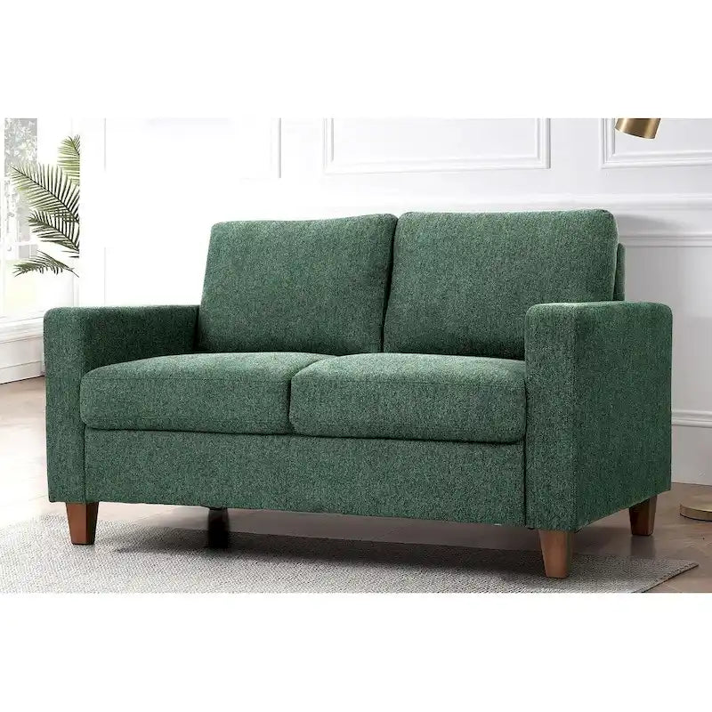 US Pride Furniture Miles Divanetto Moderno di Metà Secolo con 2 Posti a Sedere e Cuscini Posteriori Reversibili Grandi