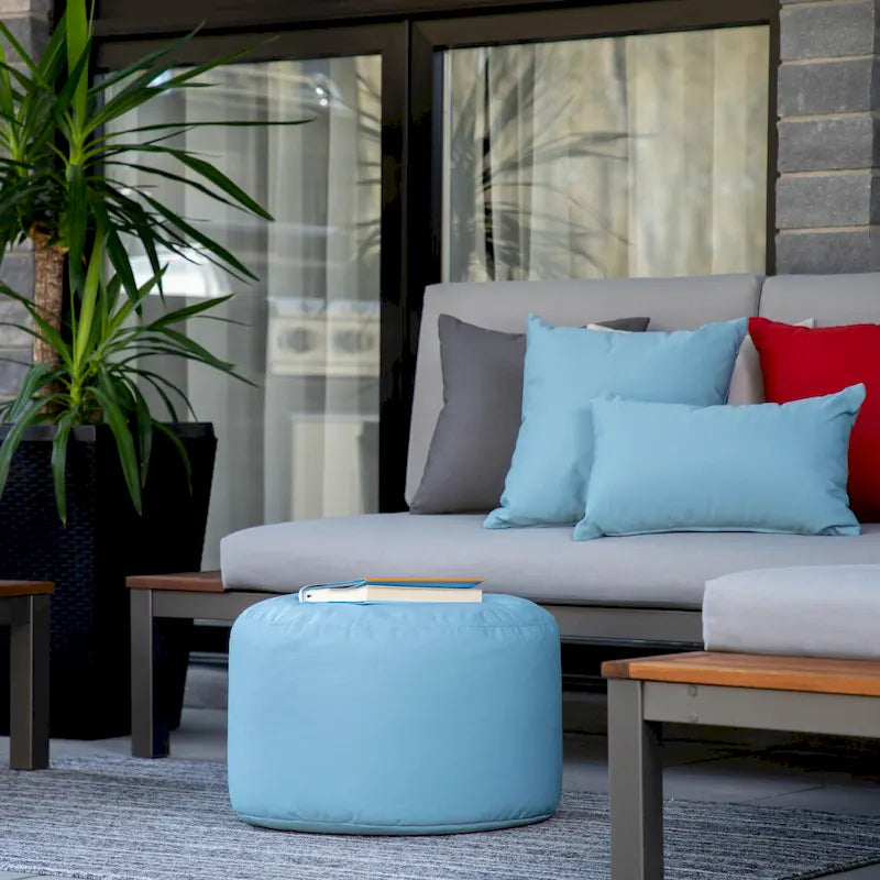 Pouf ottomano da interno/esterno Gouchee Home Soleil