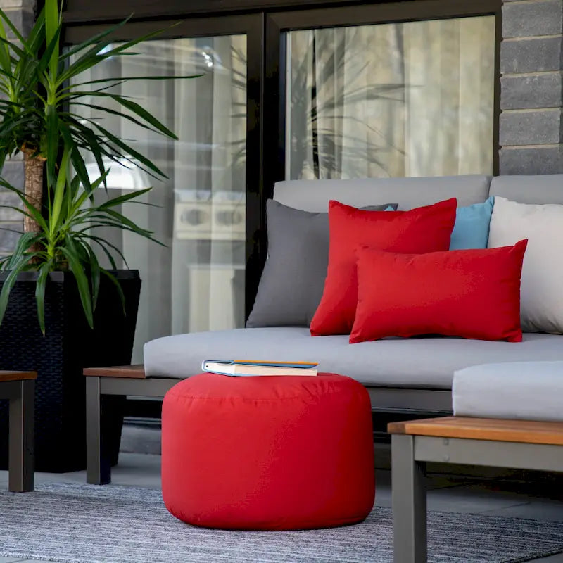 Pouf ottomano da interno/esterno Gouchee Home Soleil